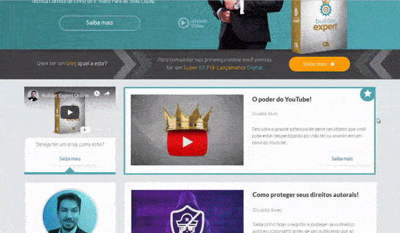 Artigos de vendas - Builder Expert